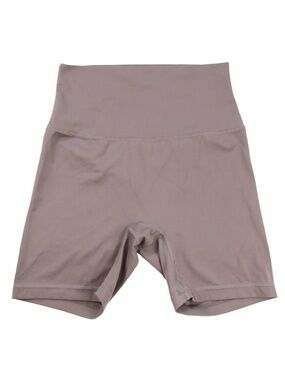 AS Revival Taupe High Waisted Biker Shorts One Size Activewear